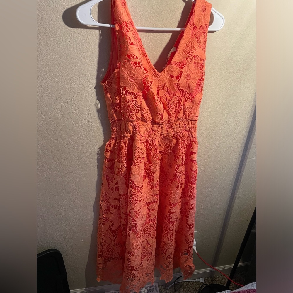 Kimilily Pink Tank Summer Dress - Medium